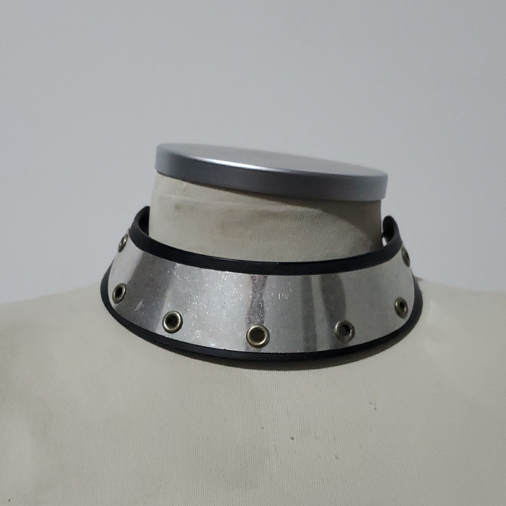 Zara Silver and Black Choker Belt